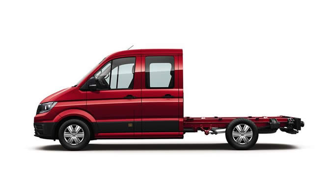 Volkswagen Crafter podvozek - Střední rozvor, dvoukabina