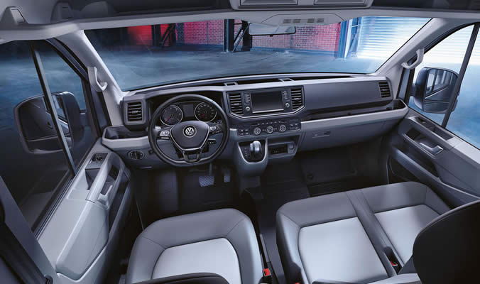vw crafter valnik kokpit