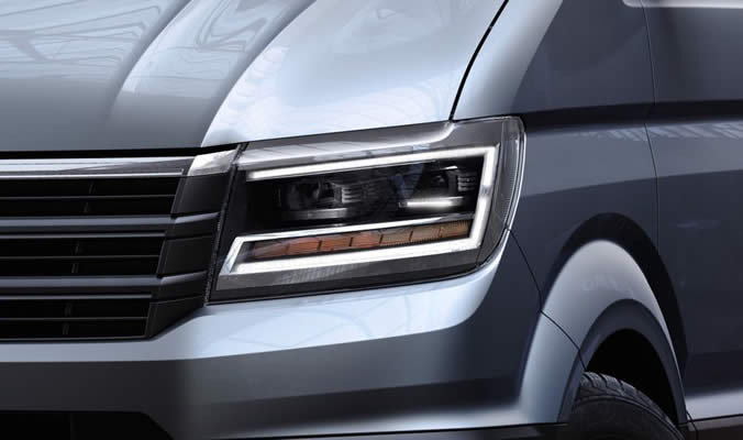 vw crafter valnik svetla