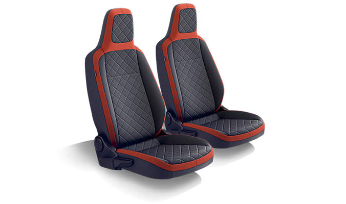 VW cross up! - Komfortní sedadla