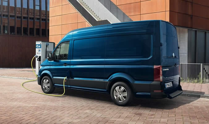 Volkswagen e-Crafter - Kombinovaný nabíjecí systém