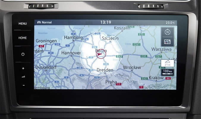 VW e-Golf - dojezdová vzdálenost