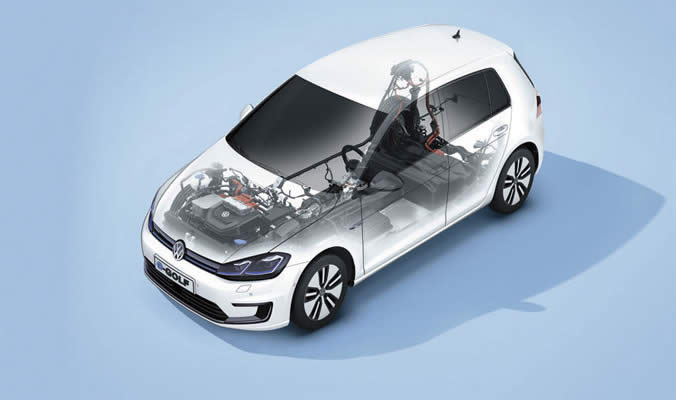 Volkswagen e-Golf - elektrický pohon