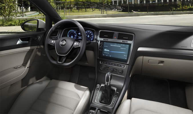 VW  e-Golf - komfortní sezení