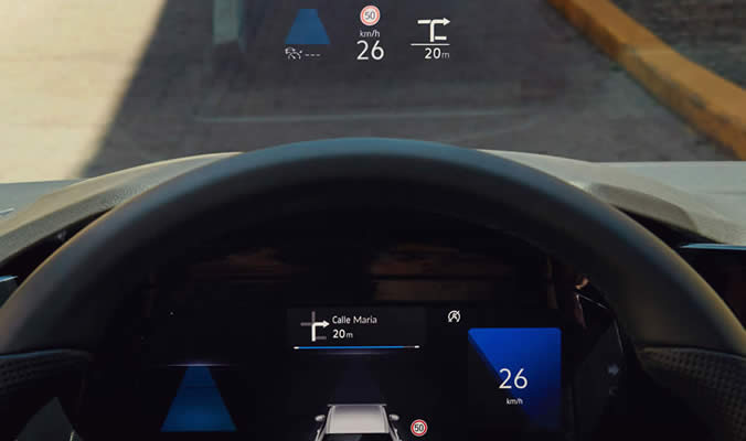 Volkswagen Golf 8 eHybrid - Head-up-Display