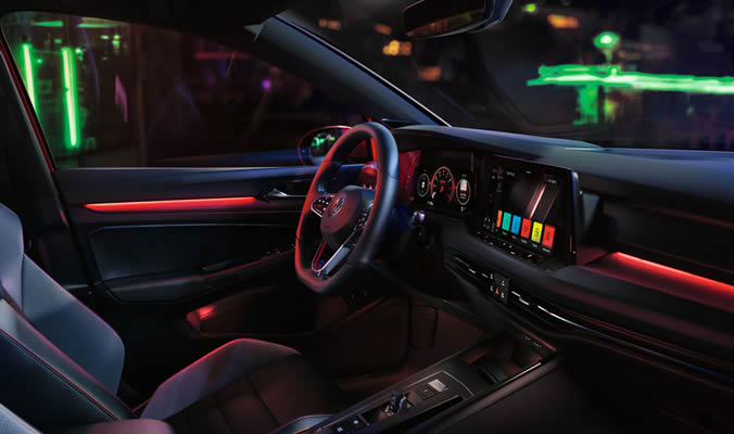 Volkswagen GOLF 8 GTI - Ambientní osvětlení
