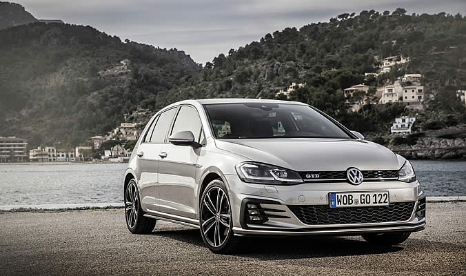 vw golf gtd exterier
