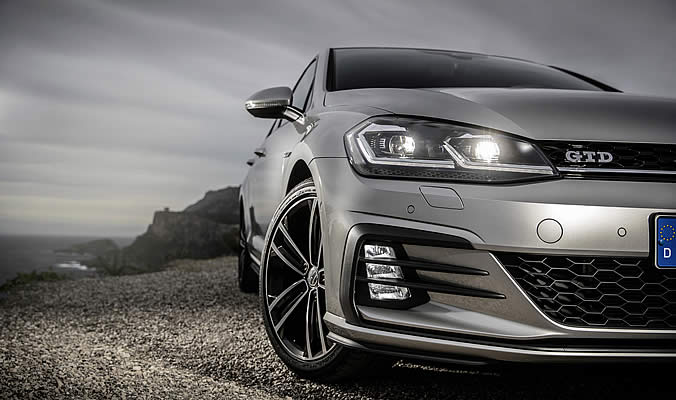 vw golf gtd svetla