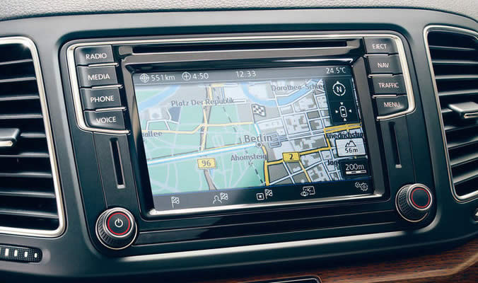 vw golf gte navigacni system