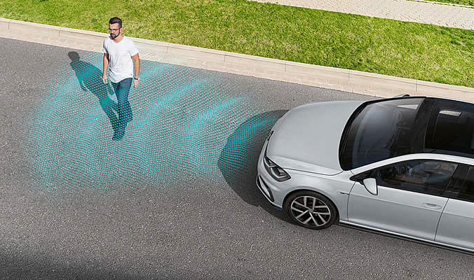 vw golf gti acc front assist