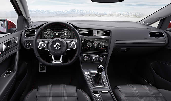 vw golf gti interier