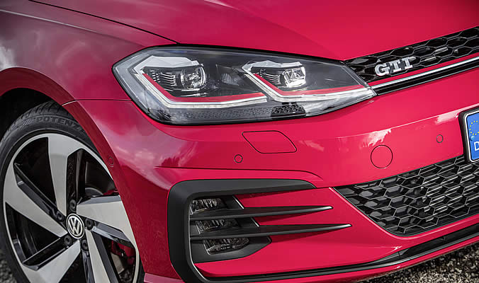 vw golf gti svetla