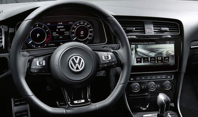 VW Golf R Variant - regulace podvozku