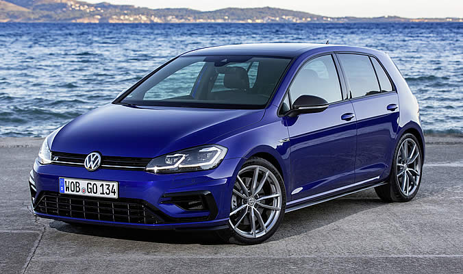 vw golf r exterier
