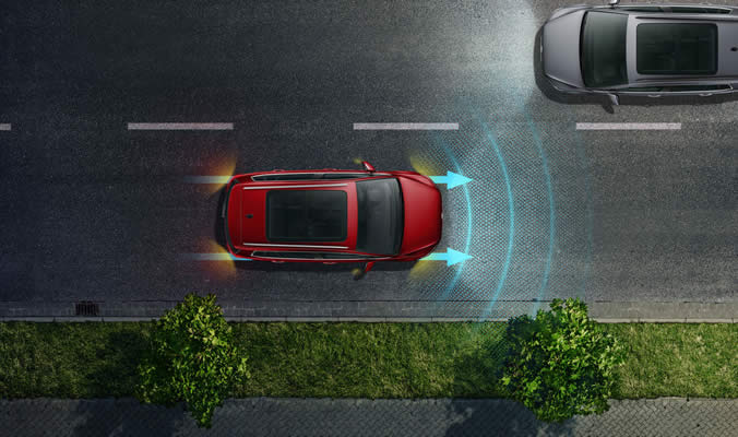 vw golf sportsvan emergency assist