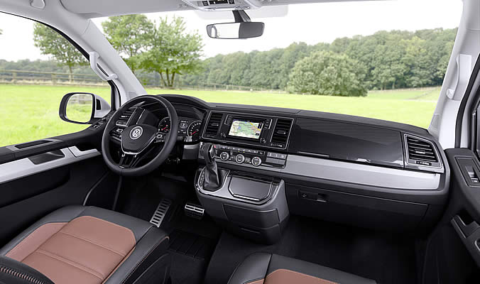 vw multivan panamericana interier