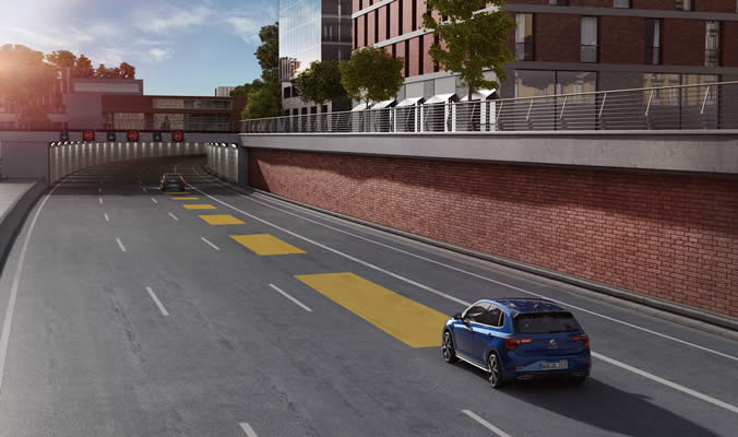 VW Polo adaptivní tempomat