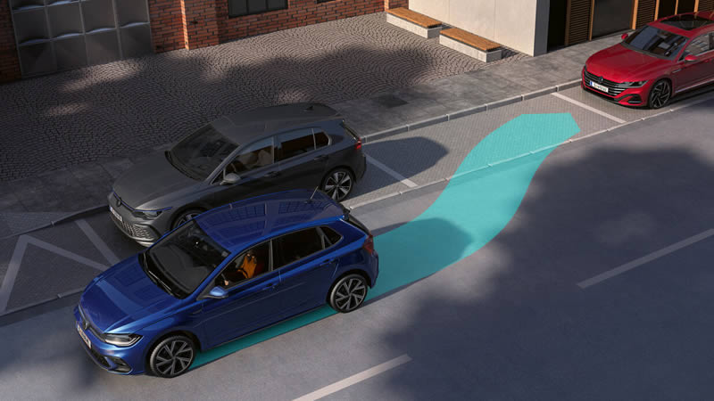 vw polo gti 2021 parkovaci asistent park assist