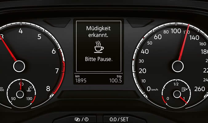 Volkswagen Polo GTI - Systém sledování únavy