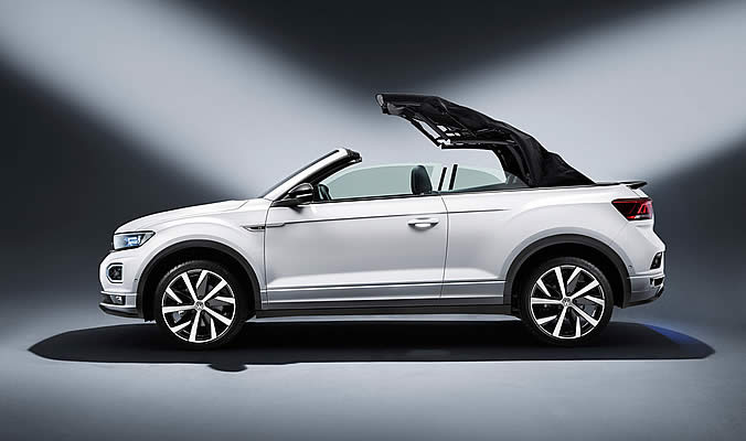 Volkswagen T-Roc Cabriolet - látková střecha