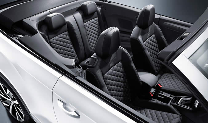Volkswagen T-Roc Cabriolet - sedadla