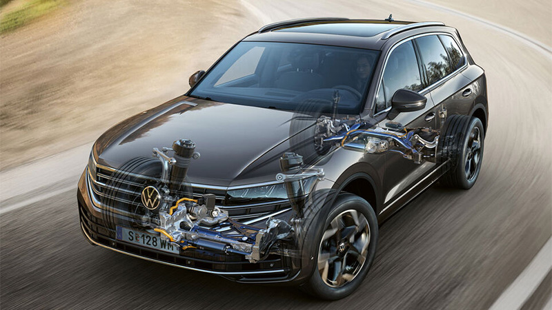 Volkswagen Touareg - stabilizace naklánění