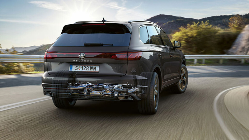 Volkswagen Touareg - systém řízení kol