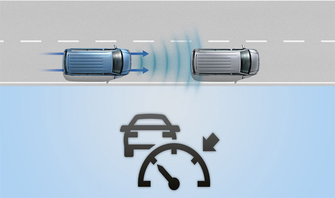 Volkswagen Transporter skříňový vůz - Front Assist & ACC