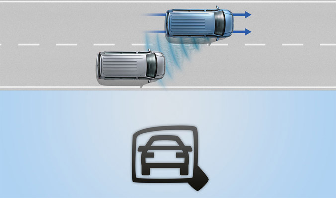 Volkswagen Transporter skříňový vůz - Side Assist