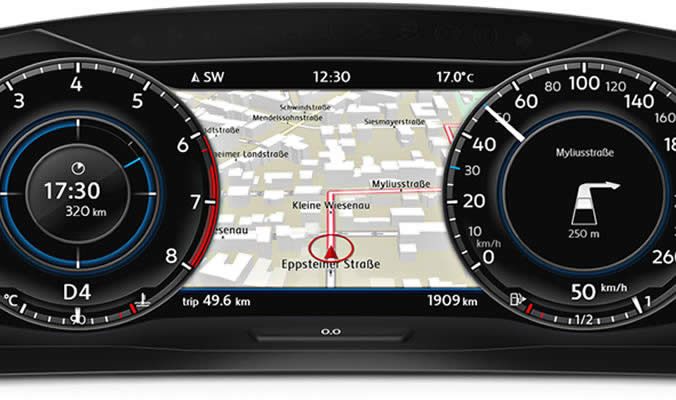 vw golf navigacni systemy