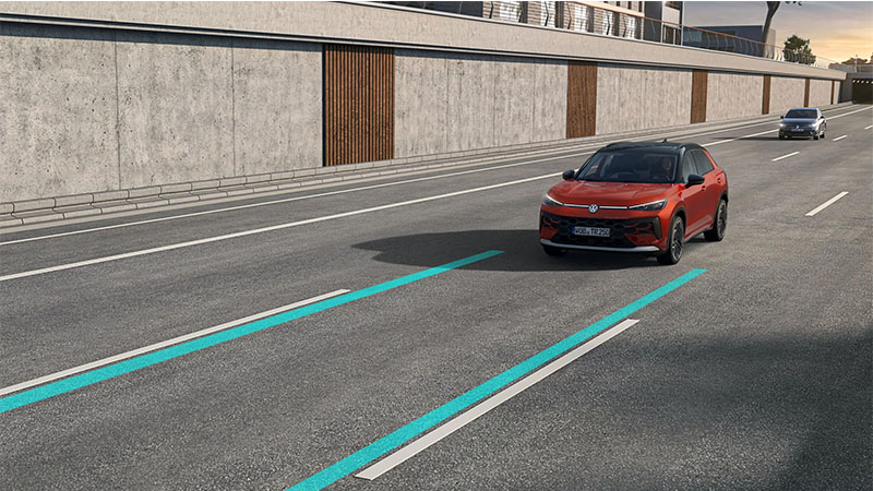 Volkswagen T-Roc asistenční systémy
