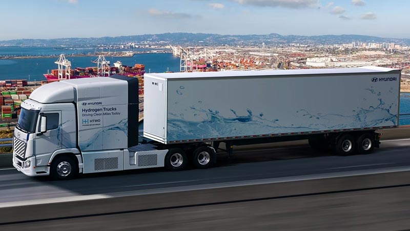 Vodíkový nákladní vůz XCIENT Fuel Cell
