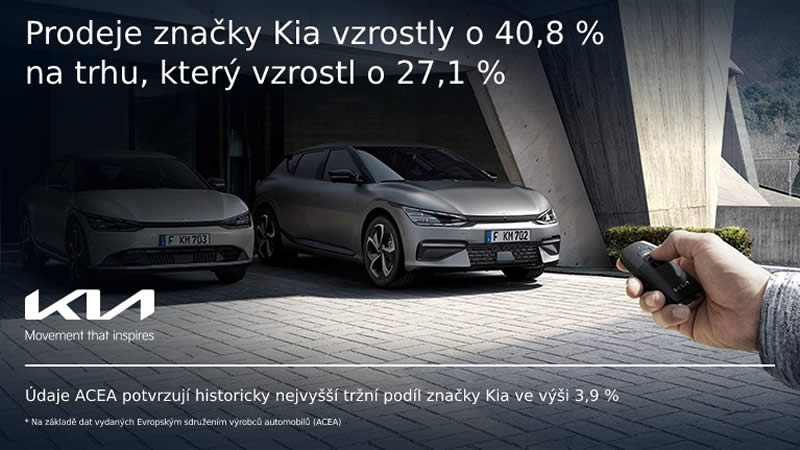 Kia - nárůst na evropském trhu