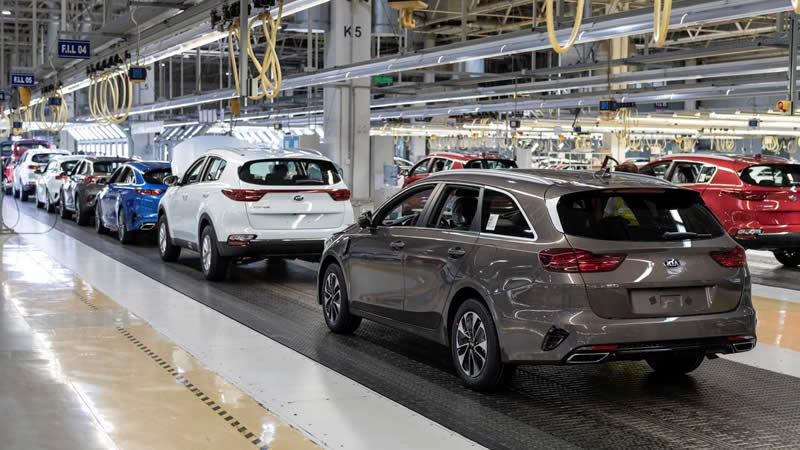KIA - výrobní výsledky v roce 2020