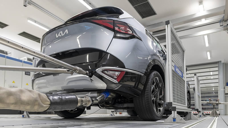 Kia - emisní laboratoř