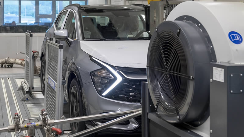 Kia - emisní laboratoř