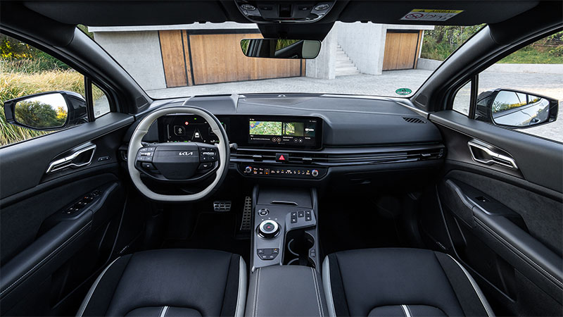 Pohled do interiéru nové Kia Sportage