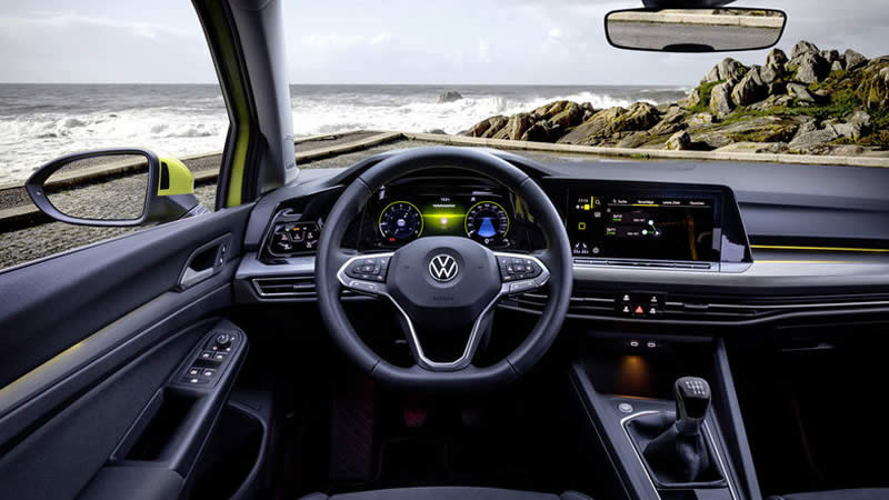 vw golf 8 interier