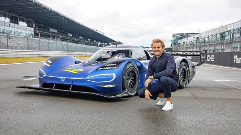 VW - Nico Rosberg testuje ID.R