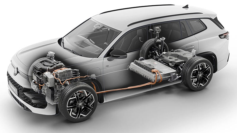 Model s plug-in hybridním pohonem eHybrid