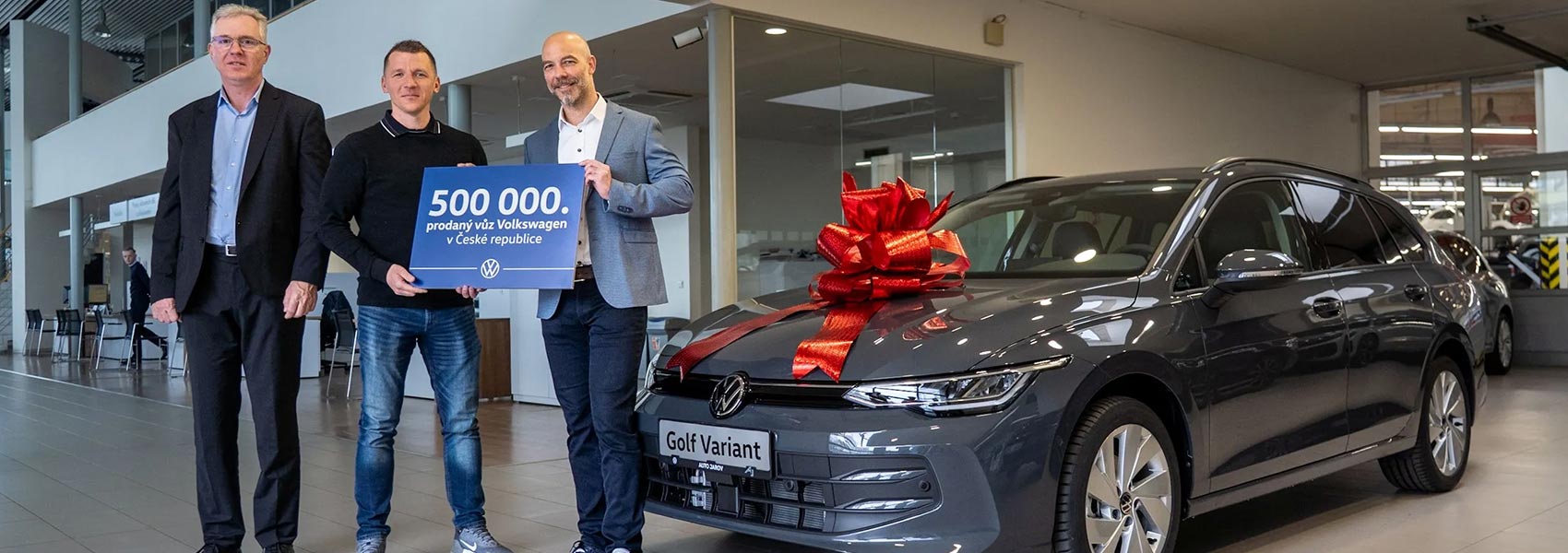 VW Golf Variant - 500 000. prodaný vůz VW v ČR.