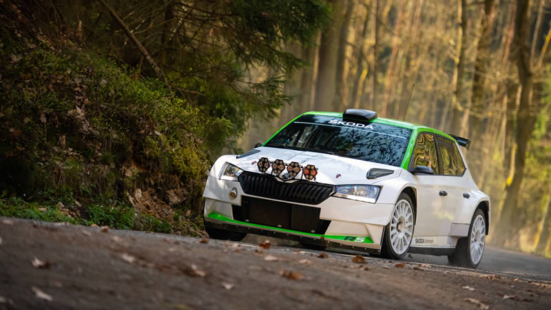 ŠKODA FABIA R5 Rallye Český Krumlov