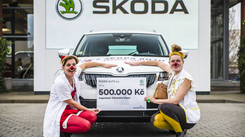Škoda Auto zdravotní klaun