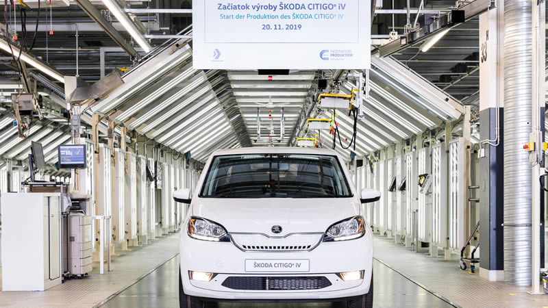 Škoda CITIGOe iV zahájení výroby