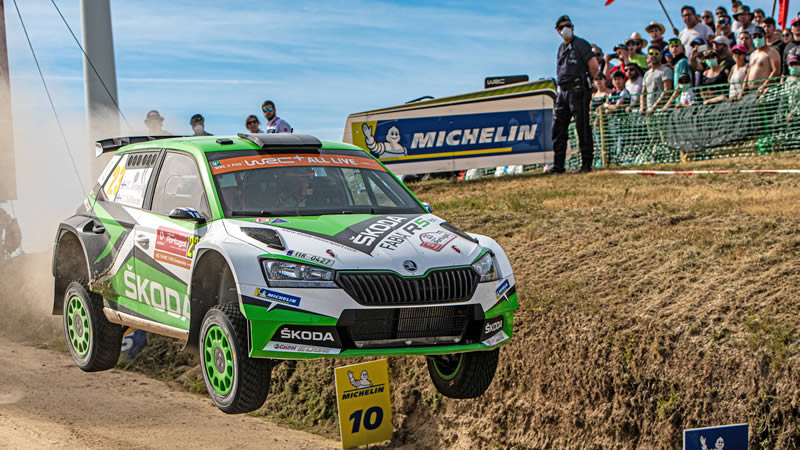 ŠKODA portugalská rallye - Rovanpera vyhrál WRC 2 Pro