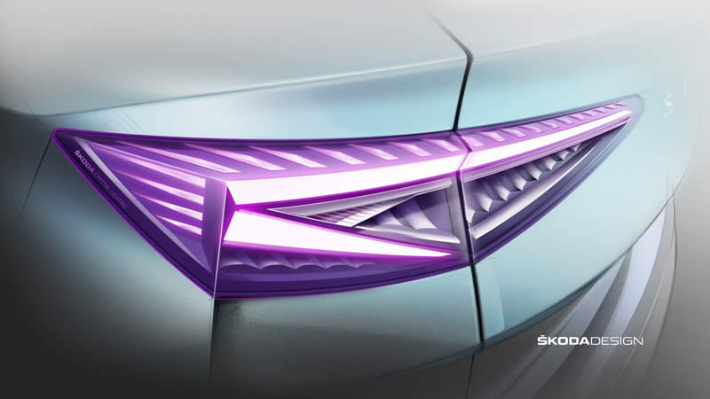 ŠKODA ENYAQ 𝗶V - design světel