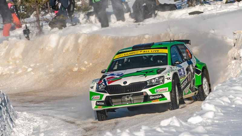 ŠKODA - ARCTIC RALLY VE FINSKU