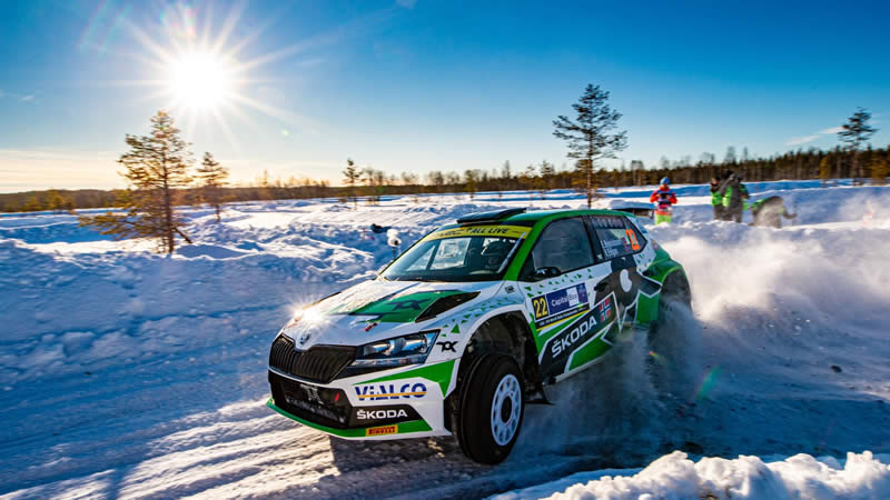 ŠKODA - ARCTIC RALLY VE FINSKU