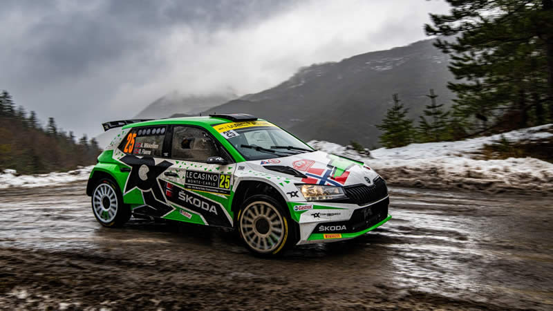 ŠKODA - RALLYE MONTE‑CARLO NA SNĚHU A LEDU