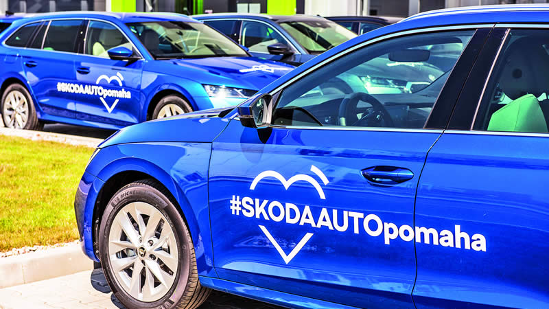 ŠKODA  - Pomoc na jižní Moravu